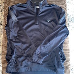 Mens Callaway 1/4 zip fleece lined pullover